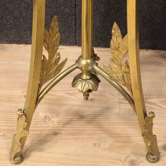 Antique Spanish tripod table in Art Nouveau style