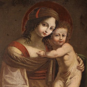 Antique Antique Italian painting 