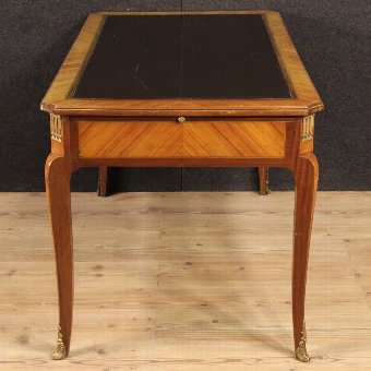 Antique French writing desk in mahogany and rosewood from the early 20th century