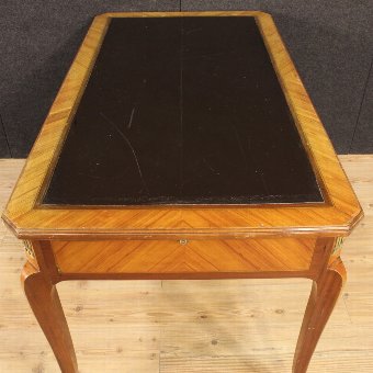 Antique French writing desk in mahogany and rosewood from the early 20th century