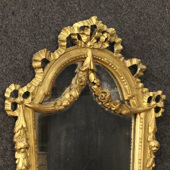 Antique Pair of Italian gilt mirrors