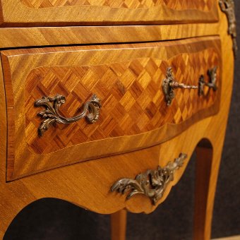 Antique Small French inlaid dresser in Louis XV style