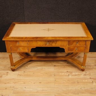Antique French writing desk in mahogany in Empire style