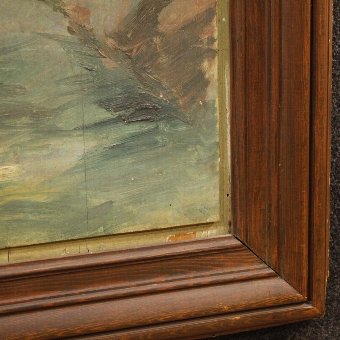 Antique Pair of French paintings landscapes in impressionist style