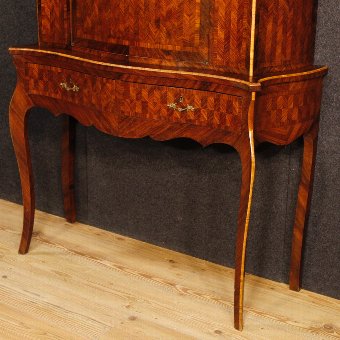 Antique Italian inlaid double body sideboard