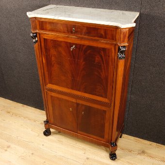 Antique Antique Dutch secrétaire in mahogany from 19th century