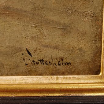 Antique Dutch signed still life painting