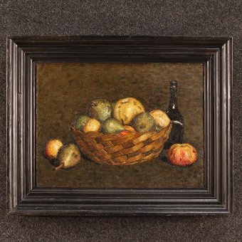 Dutch still life painting signed J. Carbaat dated 1924