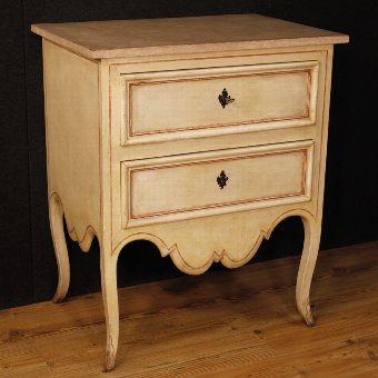 French dresser in lacquered wood with two drawers