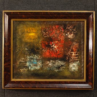 American abstract painting signed by Robert Jay Wolff