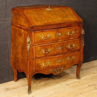 French inlaid bureau in Louis XV style