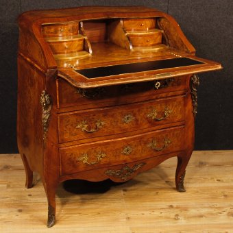 Antique French inlaid bureau in Louis XV style
