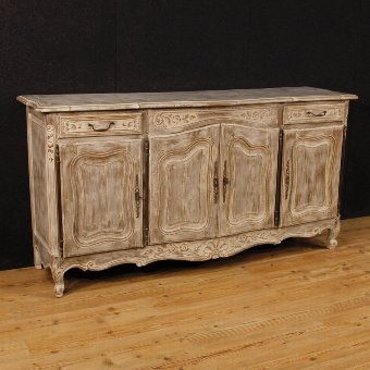 Shabby chic French sideboard in lacquered wood