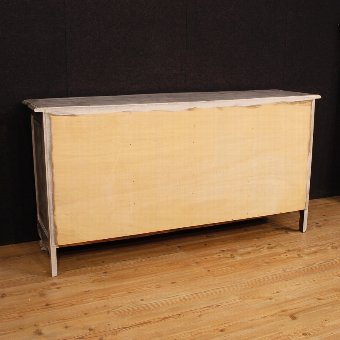 Antique Shabby chic French sideboard in lacquered wood