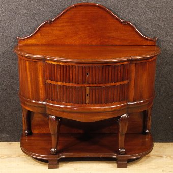 Antique French chest of drawers in mahogany wood