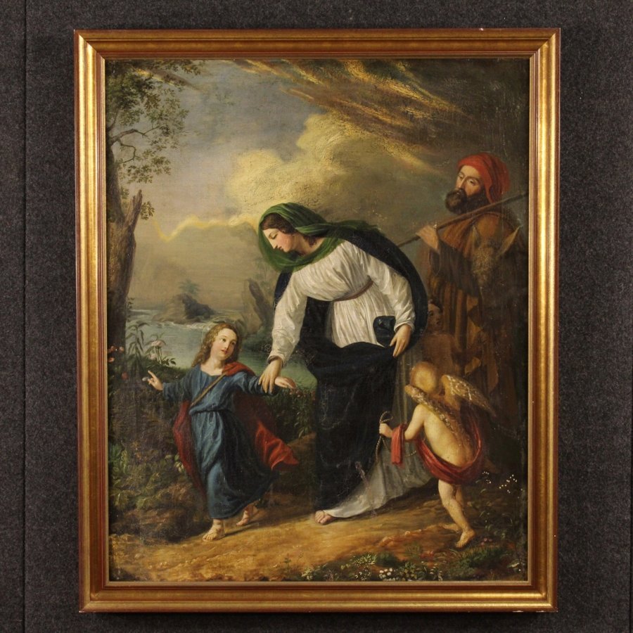 Antique French painting 