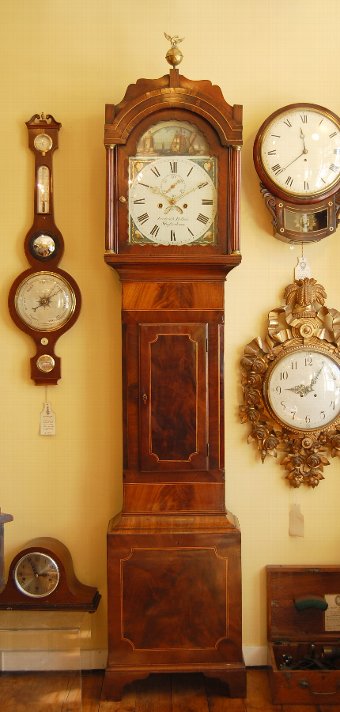 'Rocking Ship' Longcase clock. 