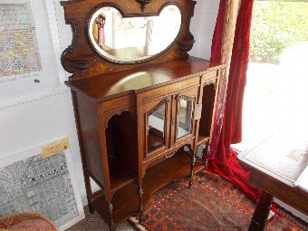 Antique Edwardian Chiffonier in Pale Rosewood C 1905