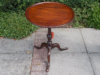 Antique Georgian Tripod Table dishtop