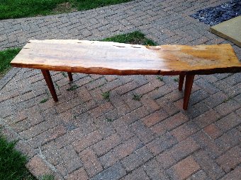 Antique Reynolds of Ludlow yew bench