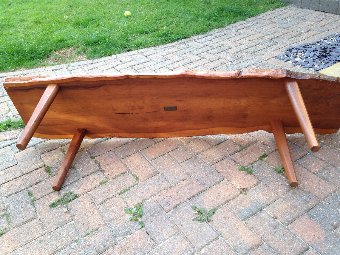 Antique Reynolds of Ludlow yew bench