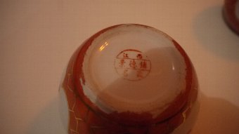 Antique Pair Jingdezhen Vases, Dragon and Pheonix, hand painted, 19thc