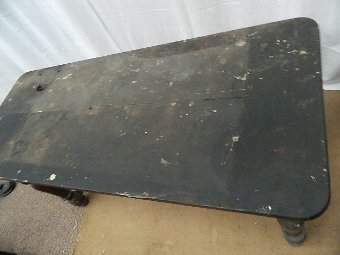 Antique antique pine farmhouse table