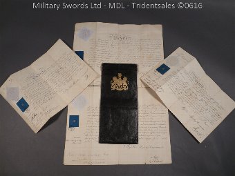 8th and 10th Regiment of Light Dragoons Victorian Officer’s Commissions