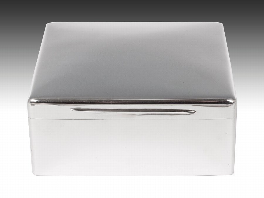 Silver Cigar Box