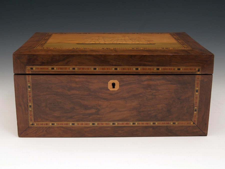 ANTIQUE SEWING BOX