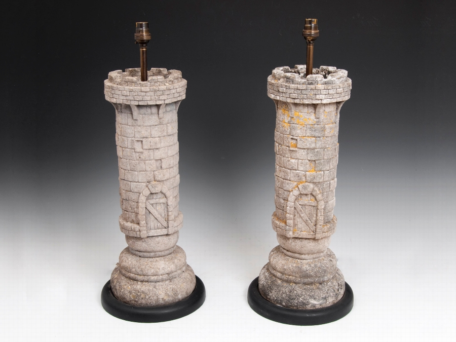Rook Chess Piece Lamps
