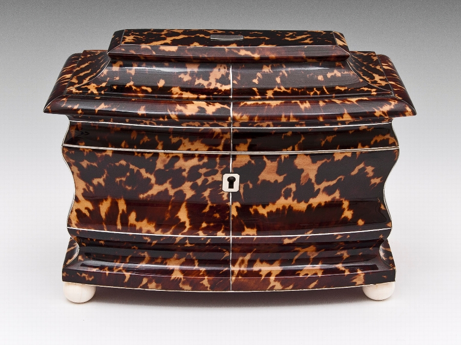 Tortoiseshell Tea Caddy