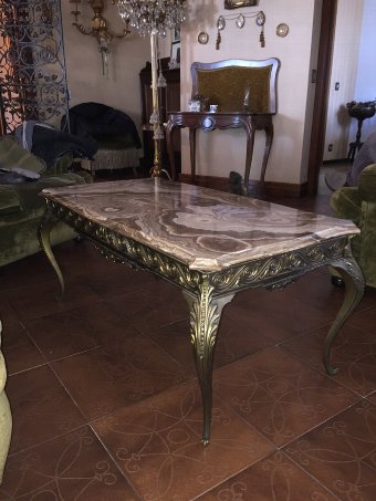 Antique Coffe Table with marble top