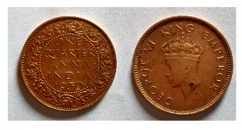 George VI King Emperor British Indian Coin