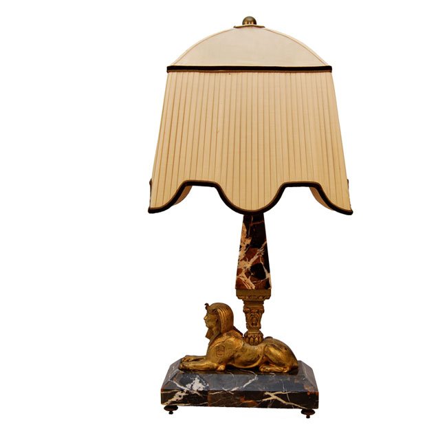 Empire Sphinx Table Lamp