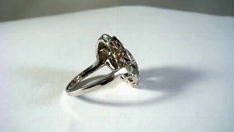 Antique Antique ring with diamonds 0.62 kt