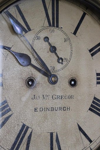 Antique 19th Century Scottish Ebonised Grandfather Clock