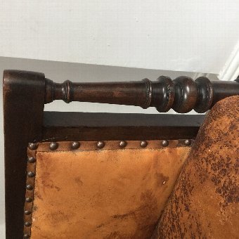 Antique Regency Library Chair