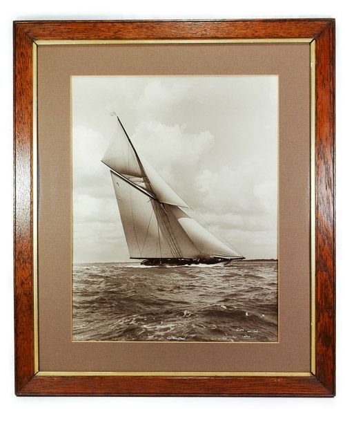 Beken and Son, White Heather II - 1920s Big Class Yacht Racing, Cowes