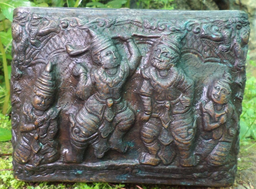Bronze Tobacco Box from Burma