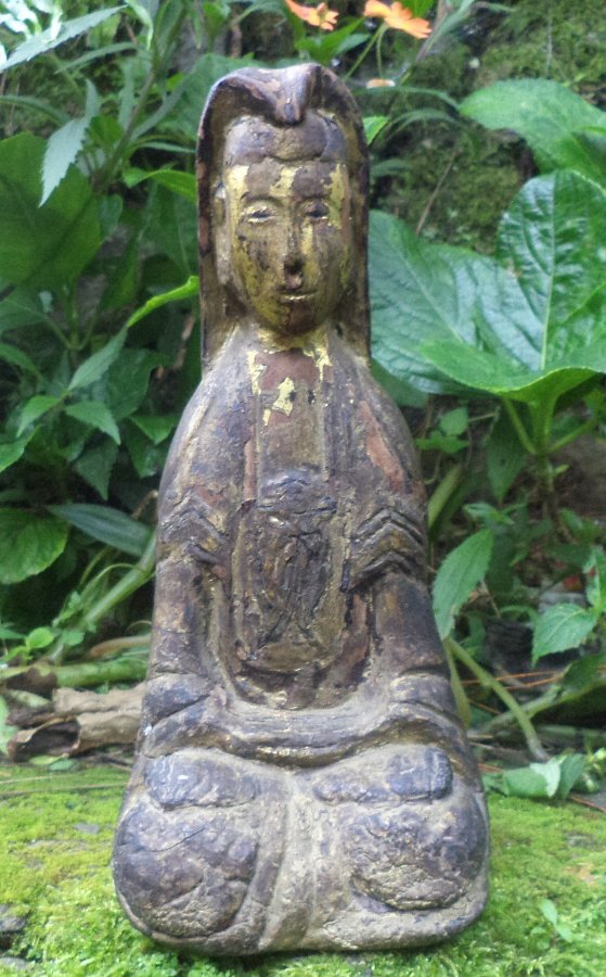 Wood Statue of Quan Yin, Goddess of Compassion