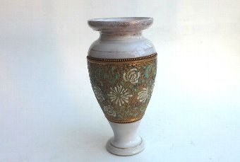 Antique Royal Doulton - Vase & candleholder