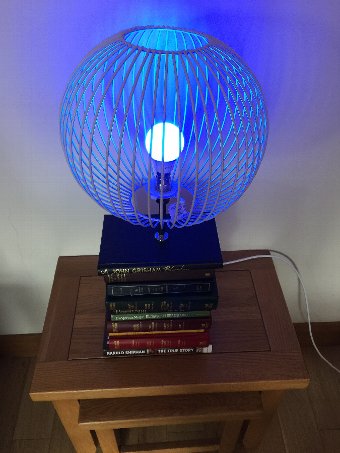 Antique Steampunk coloured changing Book Stack Lamp