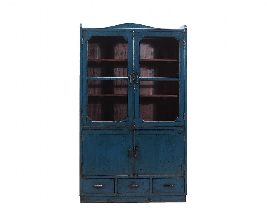 Antique glass cabinet C.1800