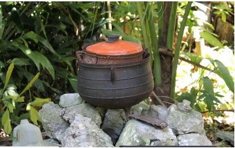 Copper Pot for gold