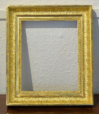 Glorious gilded 19th century picture frame