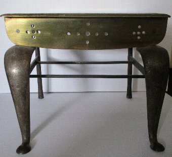 Antique 18th Century Bronze & Cast Iron Footman's Bench