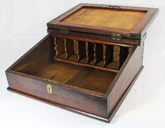 Antique 19thC Mahogany Clerks Desk