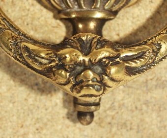Antique Antique Cast Brass Door Knocker