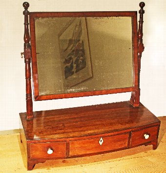 Georgian Mahogany Toilet Mirror
